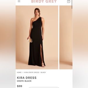NEW WITH TAGS! Kira one shoulder crepe dress
